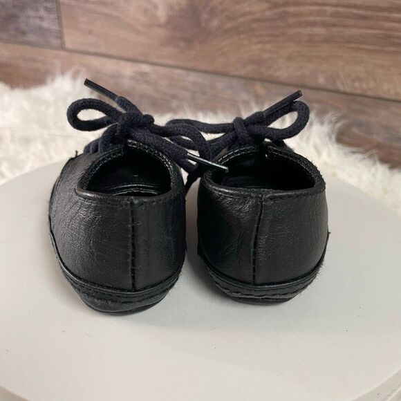 Nordstrom Baby Genuine Leather Oxford Shoes Black – Infant Size 1 - Picture 4 of 8